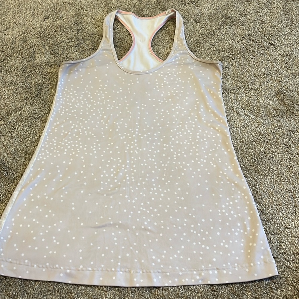 Longline racer back tank